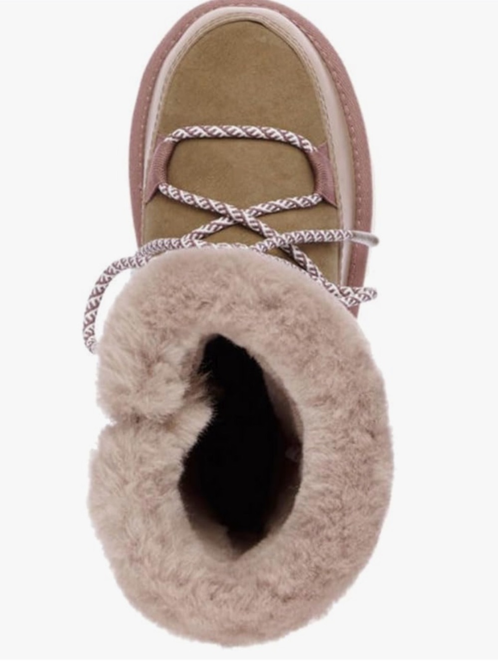 Suede Sheepeskin EMU Australia Anthropologie NWT Blurred Micro  Camel Boot8 (38) - Picture 8 of 16